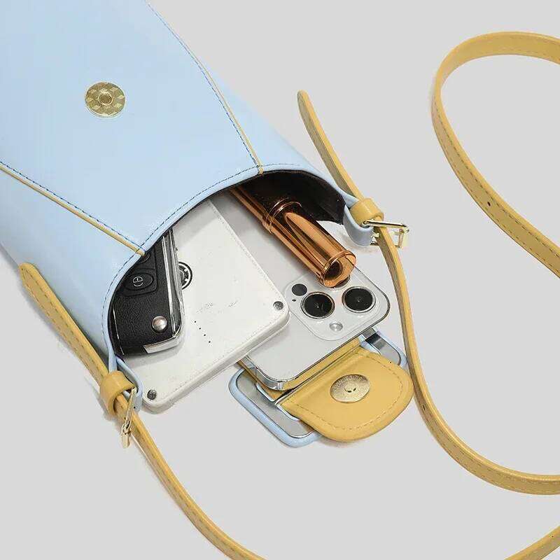 Fashion Crossbody Bags Women Small PU Leather Shoulder Messenger For Girls Pink Bolsas Ladies Phone Purse Bucket Bag