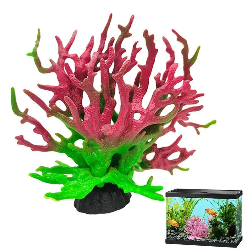 Coralline Artificial Fish Tank Decorations Aquarium Artificial Plastic Plants Coral Ornaments Aquarium Landscape Aquarium 250604