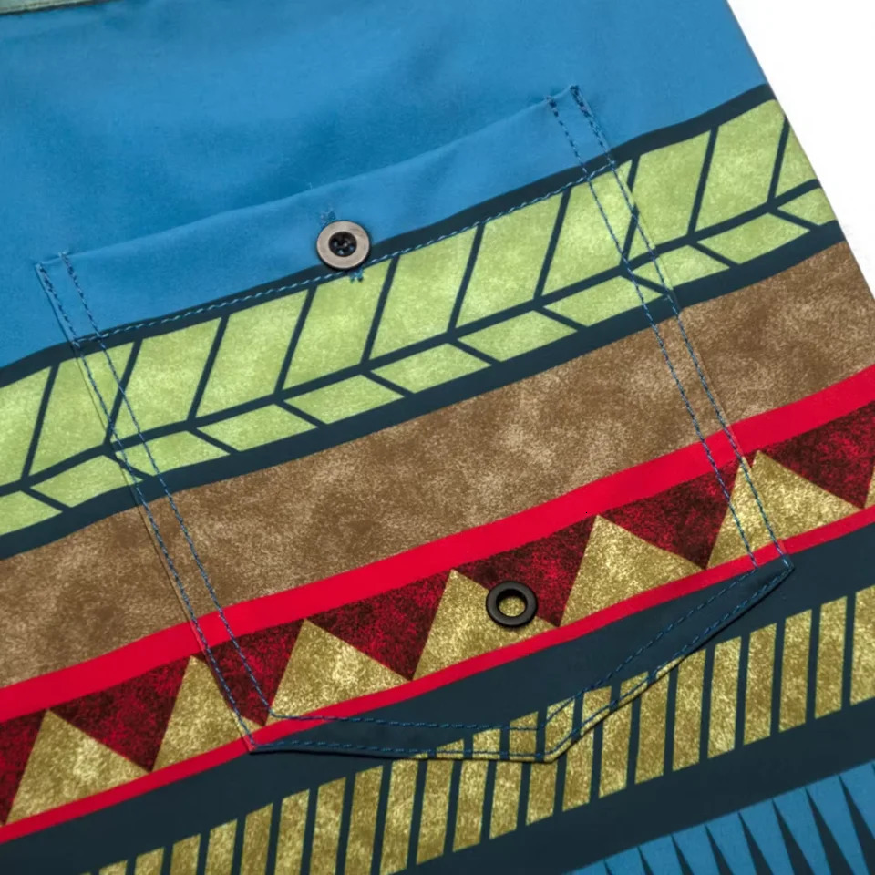 Bohemia Resort Style Mens Stretch Beach Shorts Quick-dry Waterproof Breathable Thin Male Surf Swim Trunk Bermuda 250530