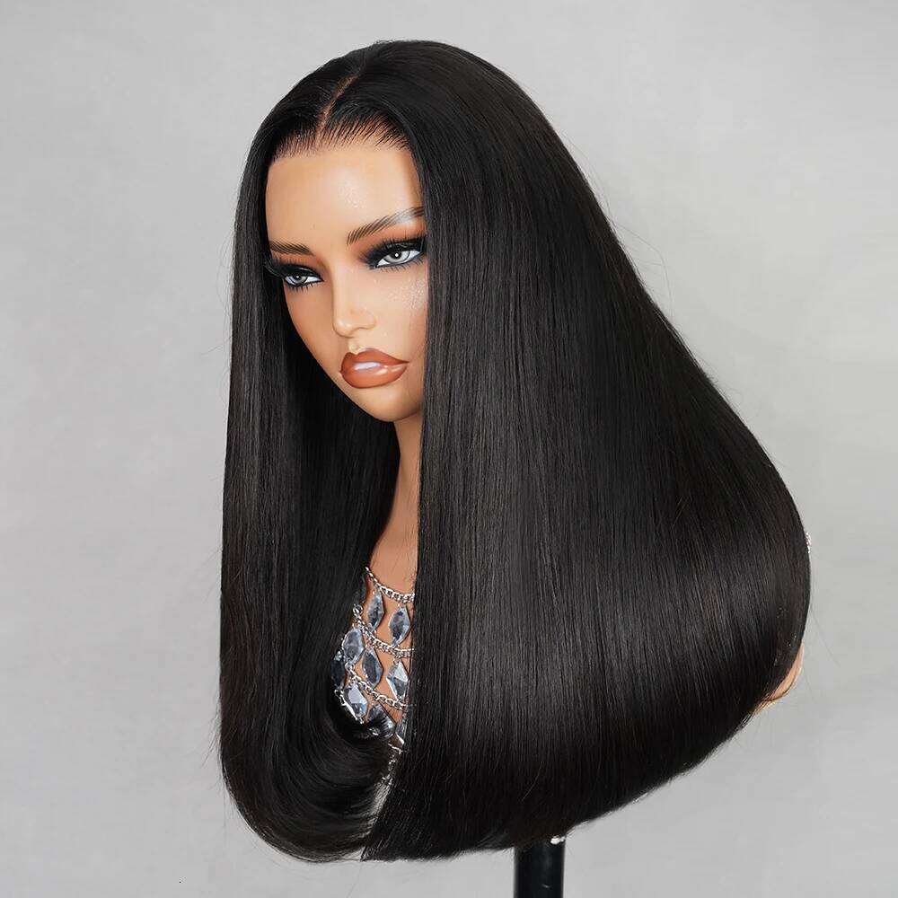 15A Super Double Drawn Human Hair Wigs for Women Plucked Wear to Go 6x5 Glueless Frontal Wig Pre Cut Lace 210% density