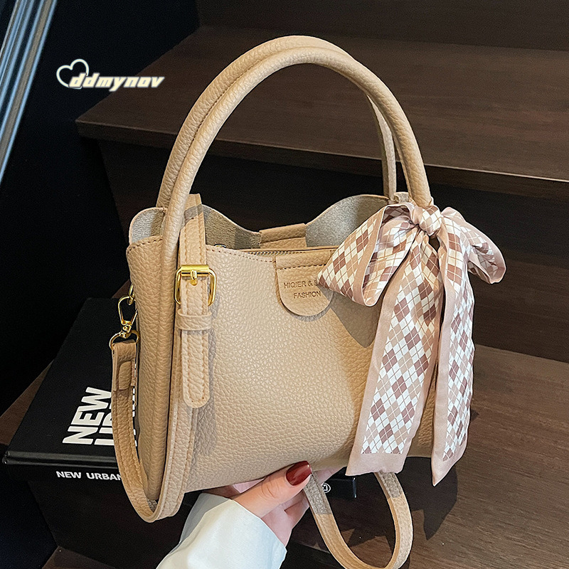 Trendy This Year 2025 New Fashion Korean and Japanese Style Small for Women Simple Bucket Shoulder Bags Crossbody Handbags ddmynov
