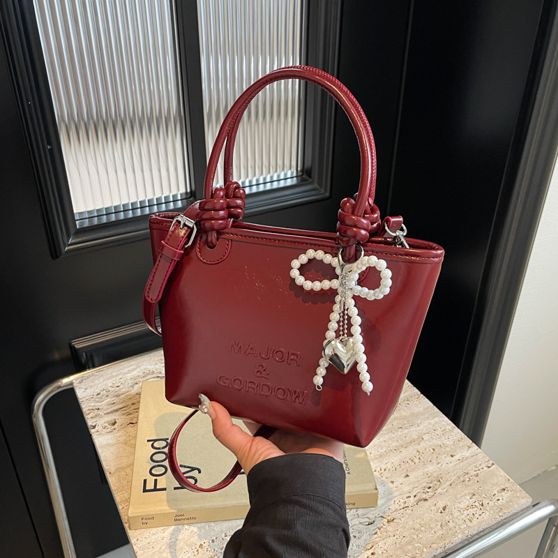 designer Korean Style Women's Bag High-end Exquisite Handbag 2025 Summer New Silver Crossbody Bag Basket Bag