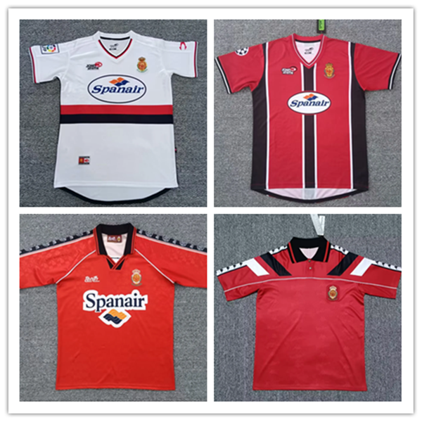 Retro 94/95 96/97 97/99 01/02 Mallorca home and away players high-quality customized vintage T-shirt