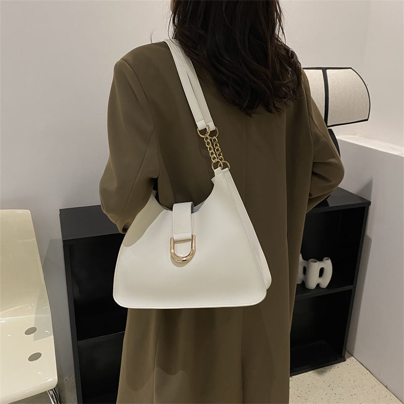 2025 Spring and Summer New Women's Bag Texture Women's Bag New Style Retro Fashion Single Shoulder Underarm Bag Multi functional Commuter Ha