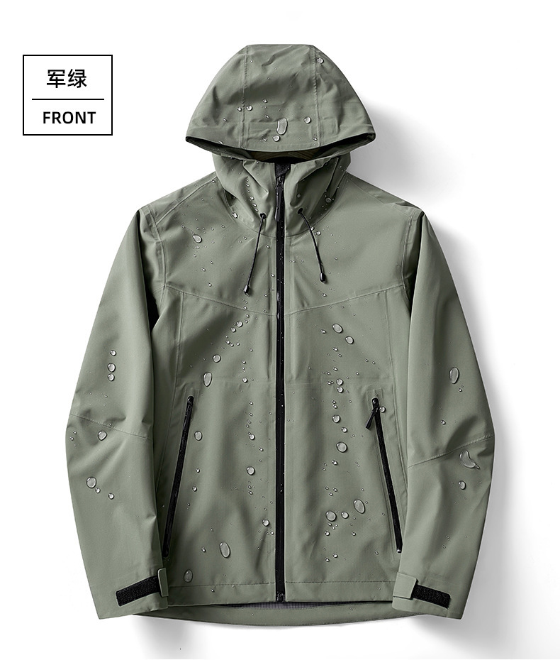 Ddmyoutdoor New For Men Women Couple Style Spring Outdoor Windproof And Waterproof Hooded Jacket Jackets