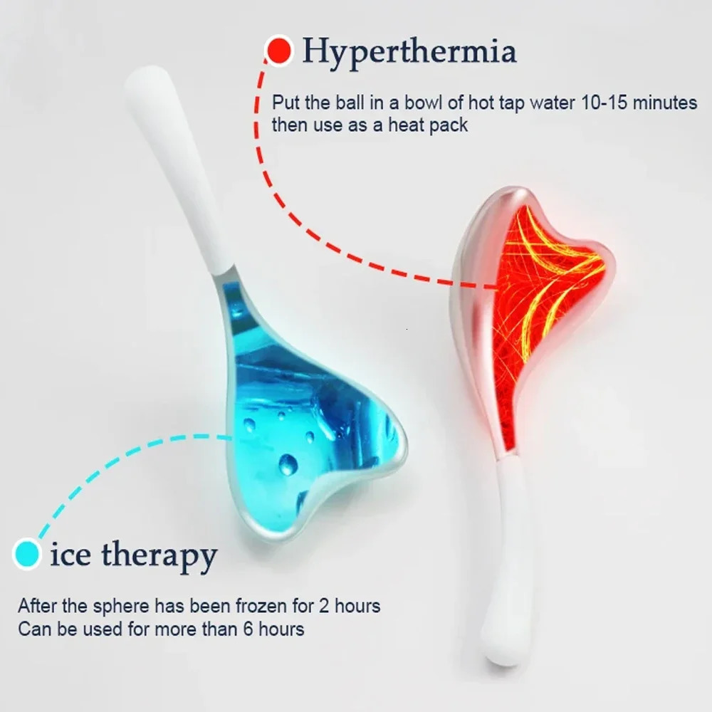 Cooling Spa Ice Globes Roller Stainless Steel Gua Sha Cryo Sticks Face and Eyes Massager Skin Care Tools Gifts for Women 250603