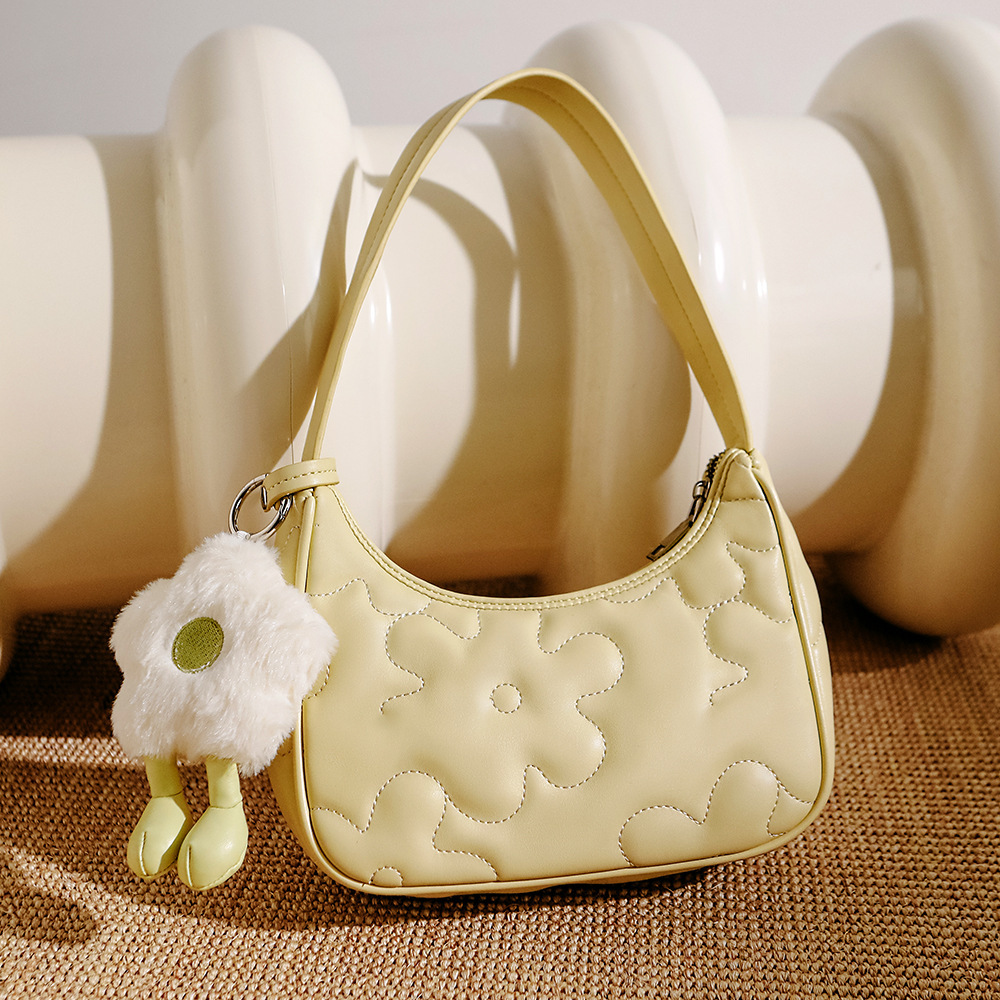 Free Shipping Designer Women's Bag 2025 New Simple One Shoulder Armpit Bag Summer Niche High-end French Stick Bag Handbag