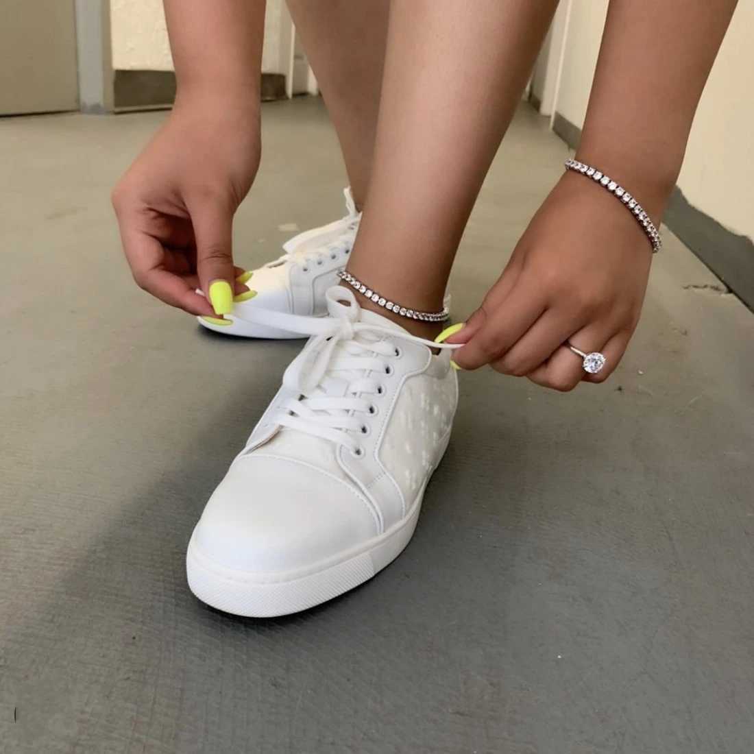 Tennis Bracelet White Gold filled 3-5mm Round Simulated Diamond Bracelets For Women Men Engagement Wedding Gemstone Jewelry W250606