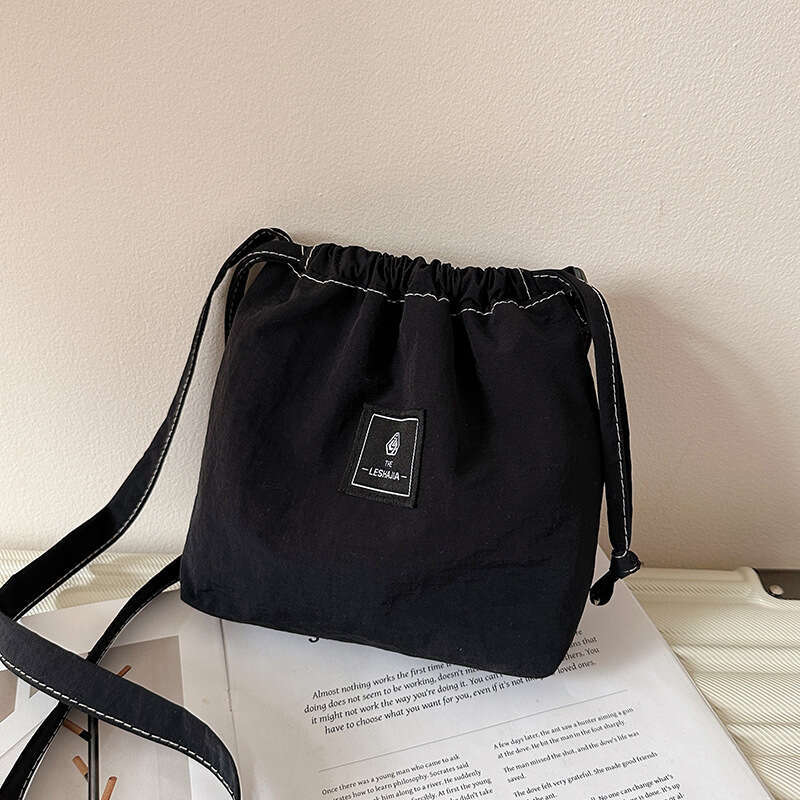 New Korean Style INS Versatile Simple Bucket Niche Design Shoulder Casual Bag