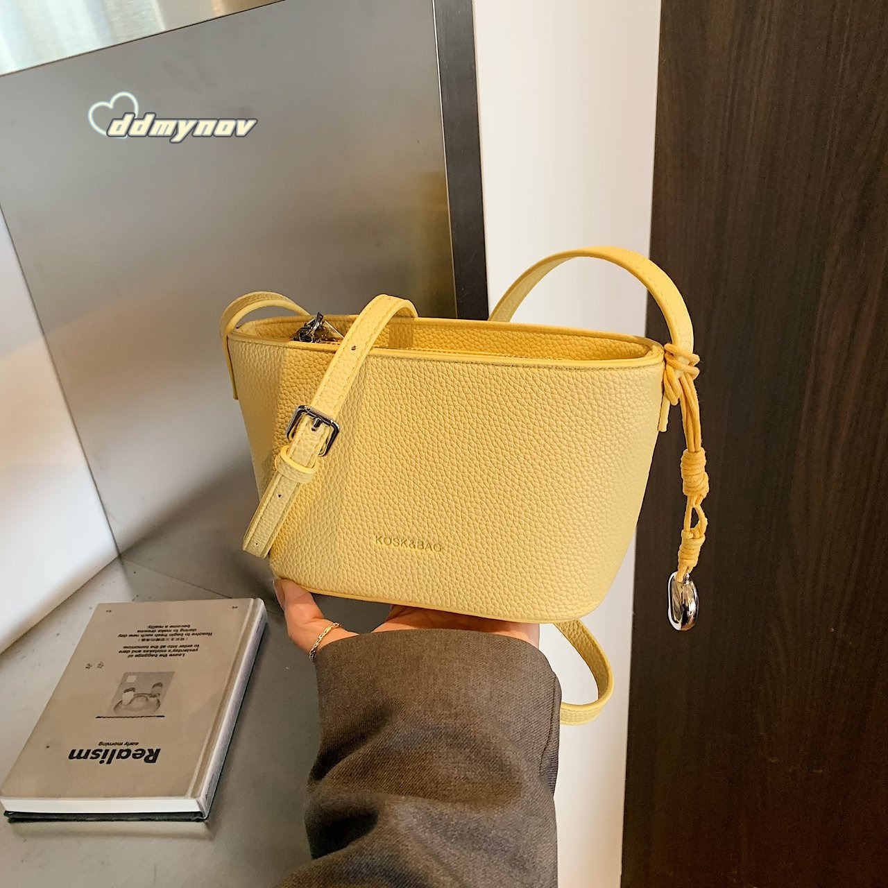 Women's High-end Basket Fashion Crossbody Korean Style Ins Wind Shoulder Spring Summer Fresh Small Bag ddmynov