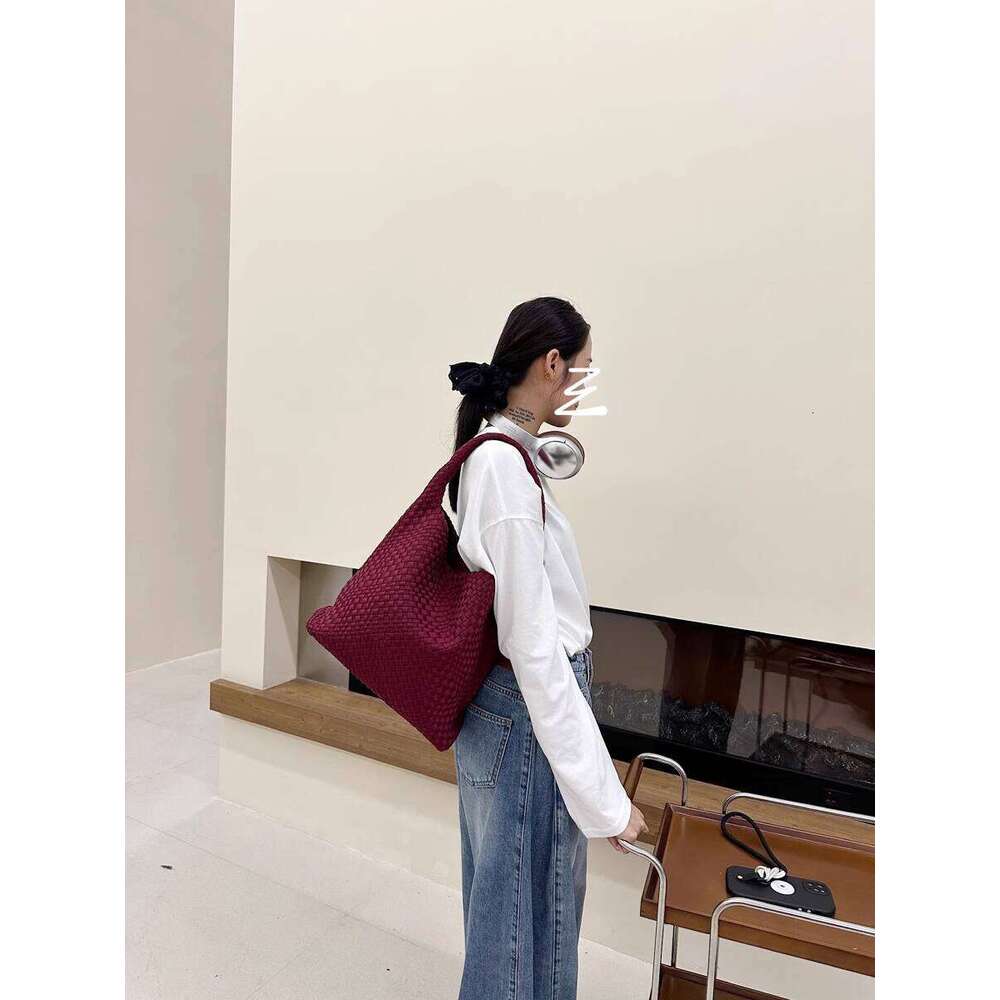 Niche Design Nylon Handwoven for Women Versatile Mother Daughter Bag Single Shoulder Large Capacity Underarm