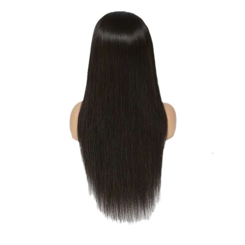 Women's Fashion Black Styling Capable Straight Hair Front 13*4 Lace Wig