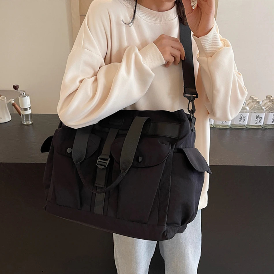 Large Capacity Shoulder Crossbody Bag Fitness Bag Outdoors Casual Travel Tote Bags Dry Wet Separation Handbags Messenger Sac 250605