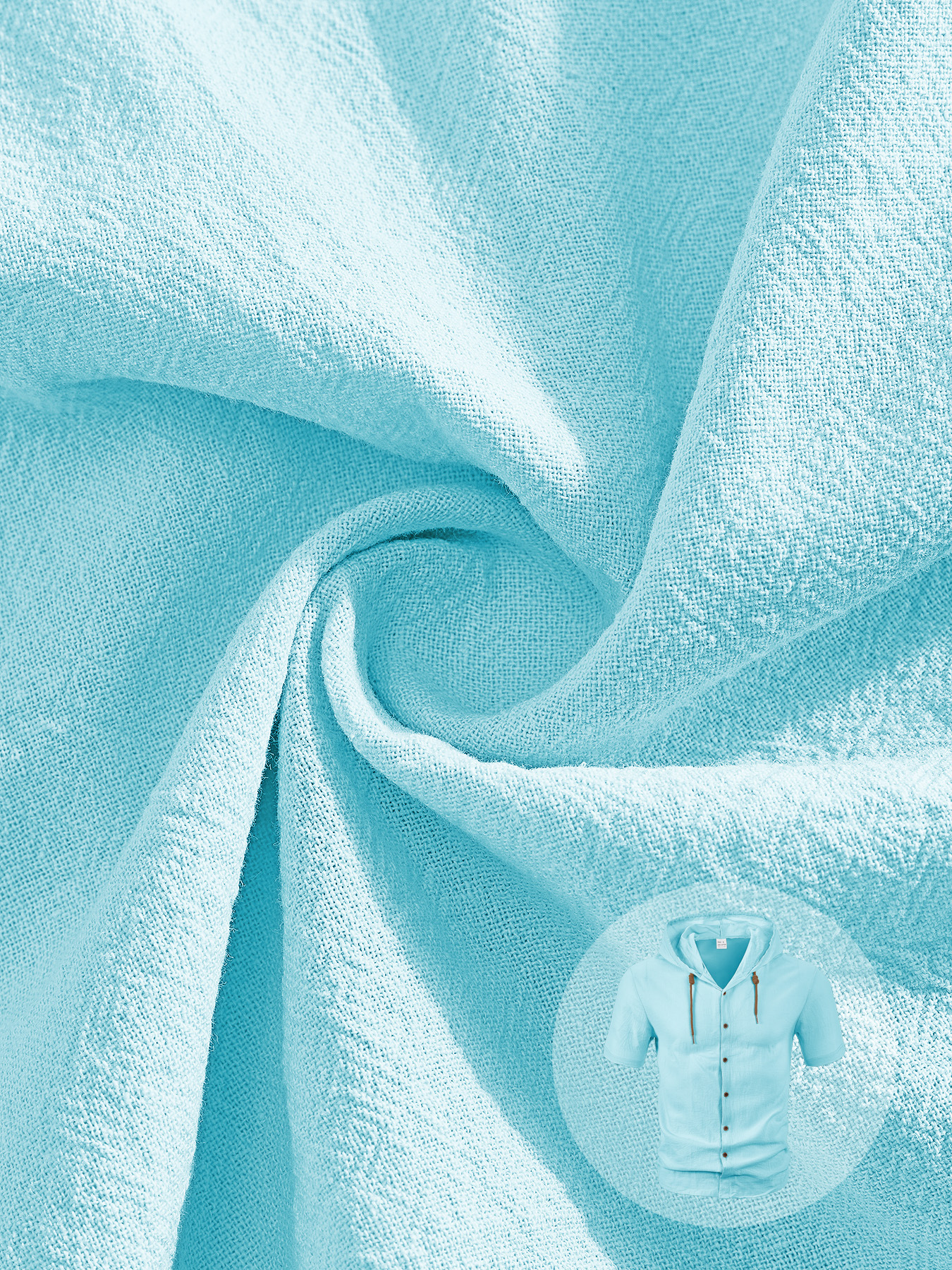 men shirt Summer Casual Shirts For men Cotton Linen Hoodies Men Summer Thin Breathable Linen Loose Hooded Size: S-3XL (European Size)