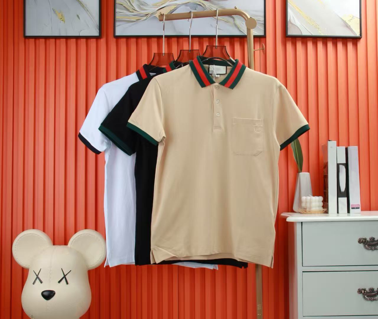 Men's Polos High End 100% Cotton Short Sleeve T-shirt Lapel Top 2025 Summer Designer Brand Embroidery Fashion Casual Polo Shirt Asian size M---4XL