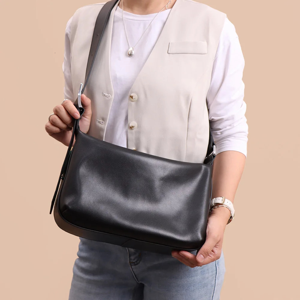 Womens y Genuine Leather Tote Bag CommuteReady Crossbody Spacious Shoulder with Premium Craftsmanship 250605