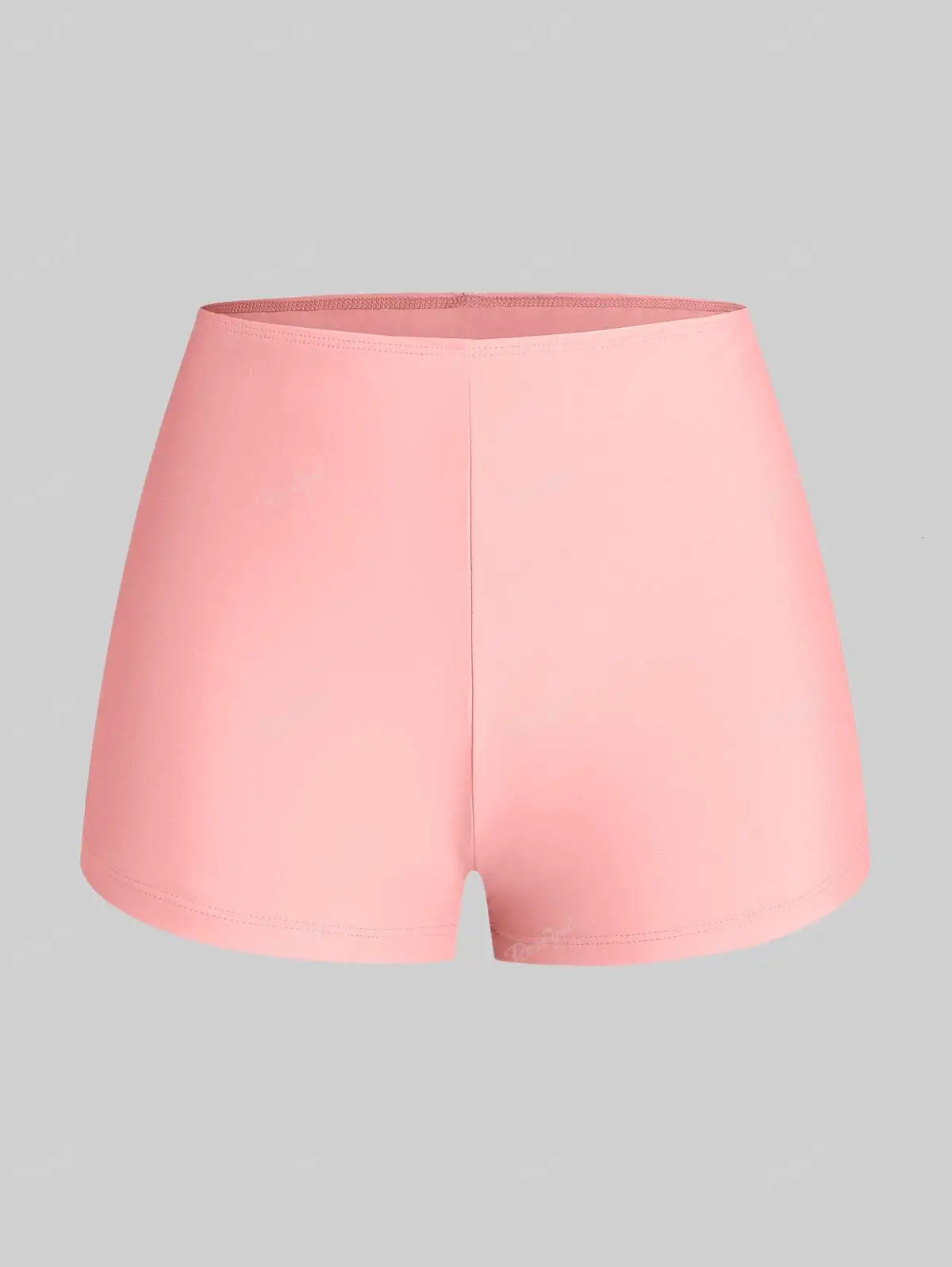 Rol Womens Plus Size Curve Ombre Color Floral Print Crisscross Modest Tankini Swimsuit 250603