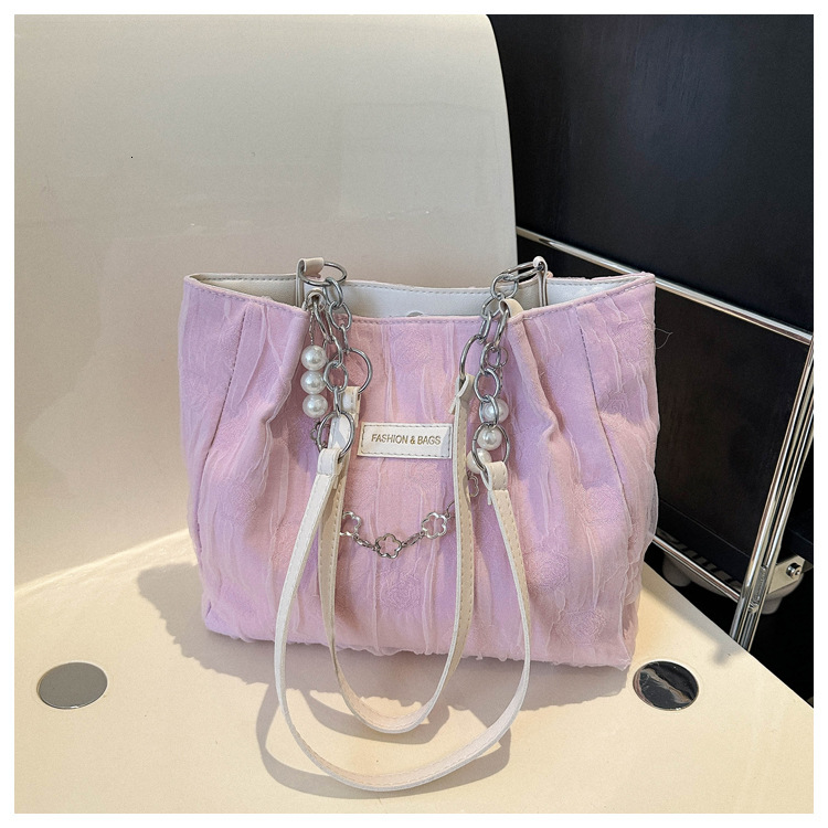 designer 2025 Spring Summer New Fashion Chain Shoulder Bag Large Capacity Tote Bag Women's Bag Supports Wholesale and Mixed Orders