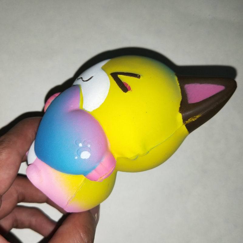 Explosive love cat cute cat cross-border factory direct animal decorative ornaments teaching aids wholesale slow rebound toys