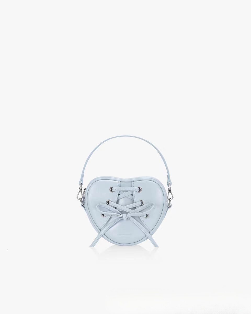 New Korean style light luxury heart-shaped small bag elegant ballet handbag shoulder bag designer women's fashionable shoulder bag