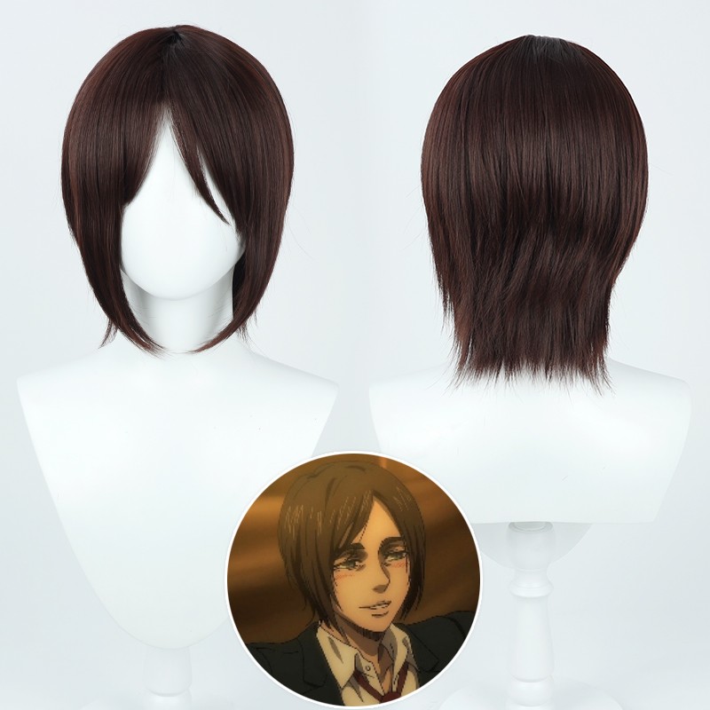 Free Man Attacking giants Eren Jaeger Yelena Zeke Jaeger Mikasa Ackerman Levi Ackerman Armin Arlert cosplay wig