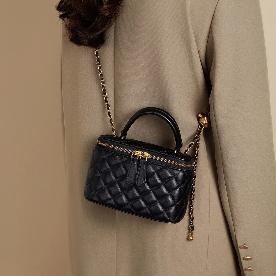 Designer Bags Luxury Free Shipping High-end Quilted Chain Bag Luxury Exquisite Handbag Women's Box Bag Small Square Bag Shoulder Crossbody Bag Wo
