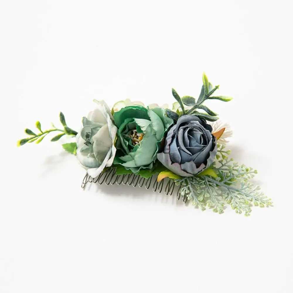 Shining Wedding Jewelry HeaDWear Bridal Hair AccESSories Flower Hair Comb Flower Hair Comb Bridal Crystal Hair Ornaments Z250605