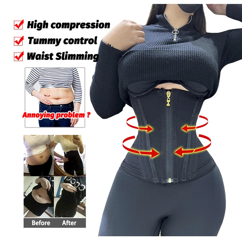 Corset Reducing Shaper Girdles Colombian Hourglass Body Sculpting Binders Belt Modeling Strap Postpartum Fajas Female Shapewear 250605