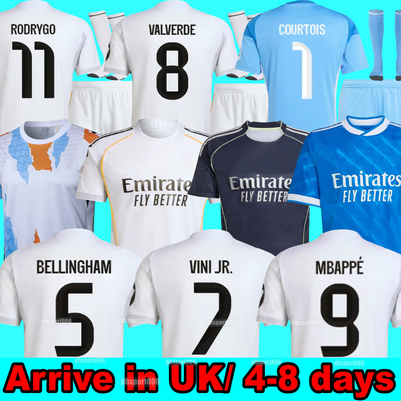 2025 2026 Madridsoccer jerseys 25 26 Real football shirt CAMAVINGA Mbappe MODRIC VALVERDE Fourth camiseta men kids uniforms VINI JR BELLINGHAM Madrids25 26