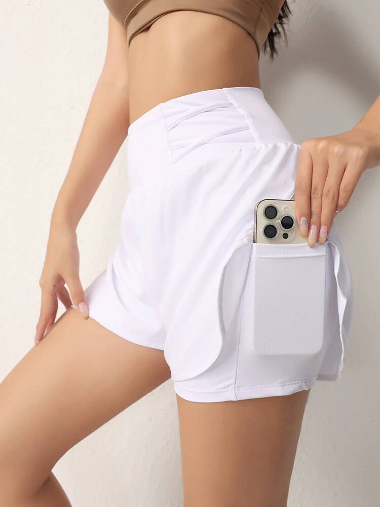 Ddmyoutdoor New Womens Gym Workout With Pocket Women Casual Fiess Yoga Shorts Jogging Suit