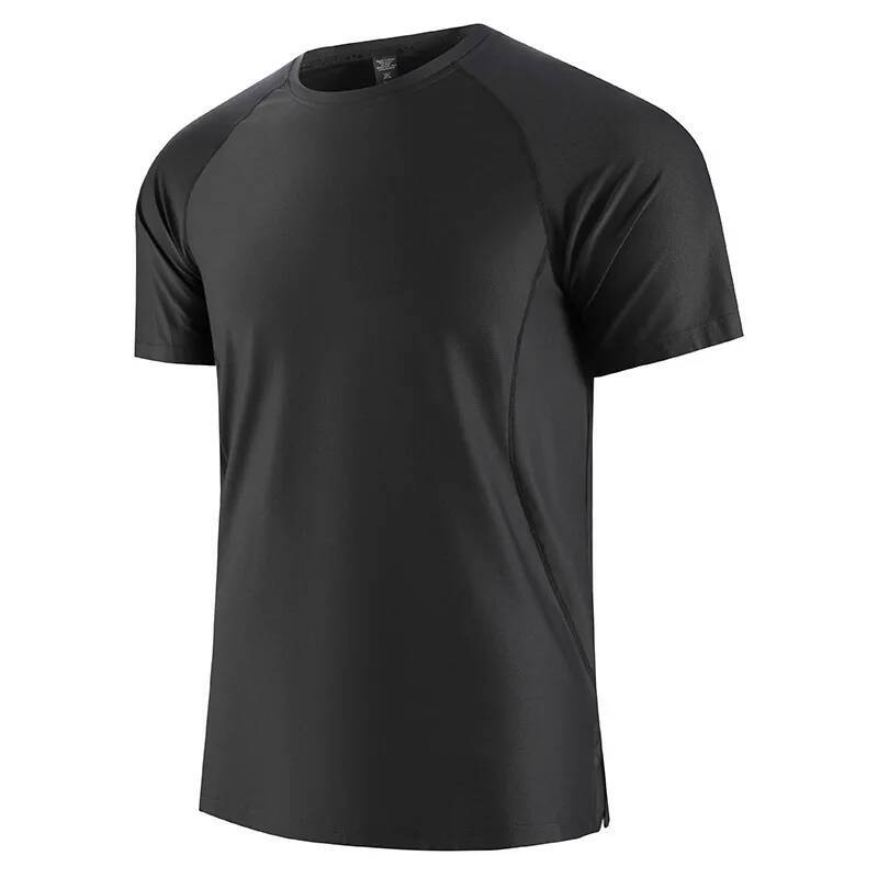 Ddmyoutdoor Breathable Quick Dry Men Running Gym Fiess Training Male High Quality Sports T Shirts Oversized Ice Silk Tops Jogging Suit