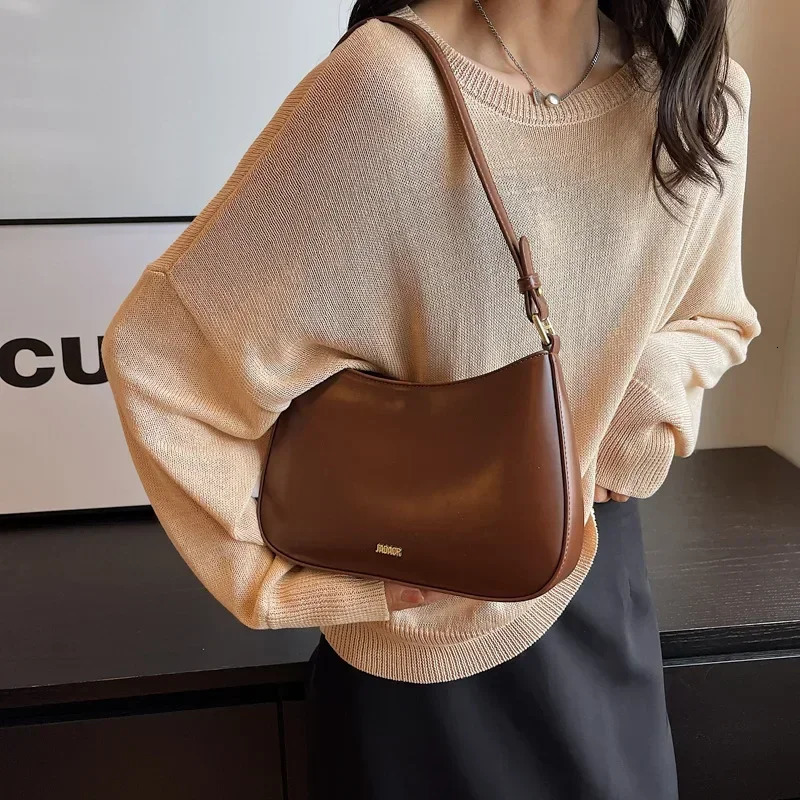 Red Underarm Shoulder Bags for Women Texture Leather Crossbody Bag Wedding Bride Handbags Sling Bag 250605
