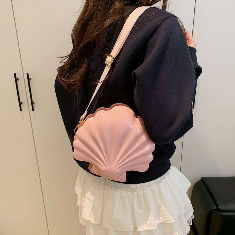 Style Personality Shell-Shaped Women's New Shell Fashion Korean Version Stylish Single Shoulder Crossbody Bag