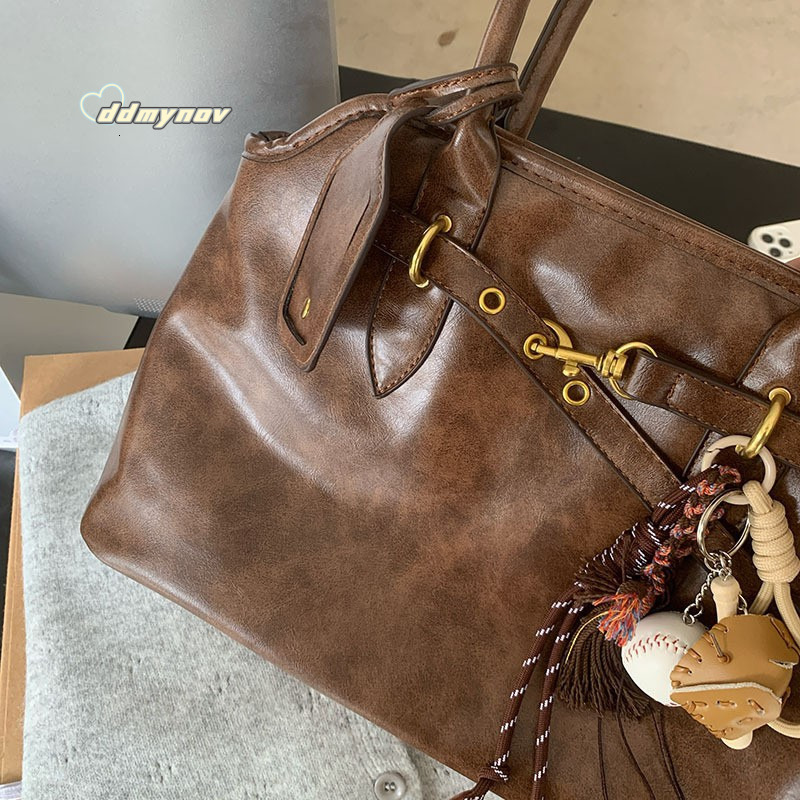Large Capacity Tote 2025 New High-end Handbag Shoulder Underarm Briefcase Commuter Women's Bag ddmynov