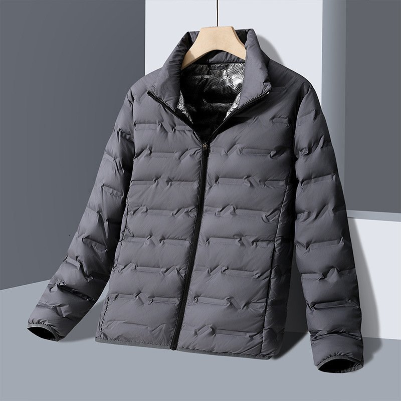 Ddmyoutdoor Winter For Couples Stand Up Collar Solid Color White Duck Down Lightweight New Jacket Warm And Versatile Casual Jacket Jackets