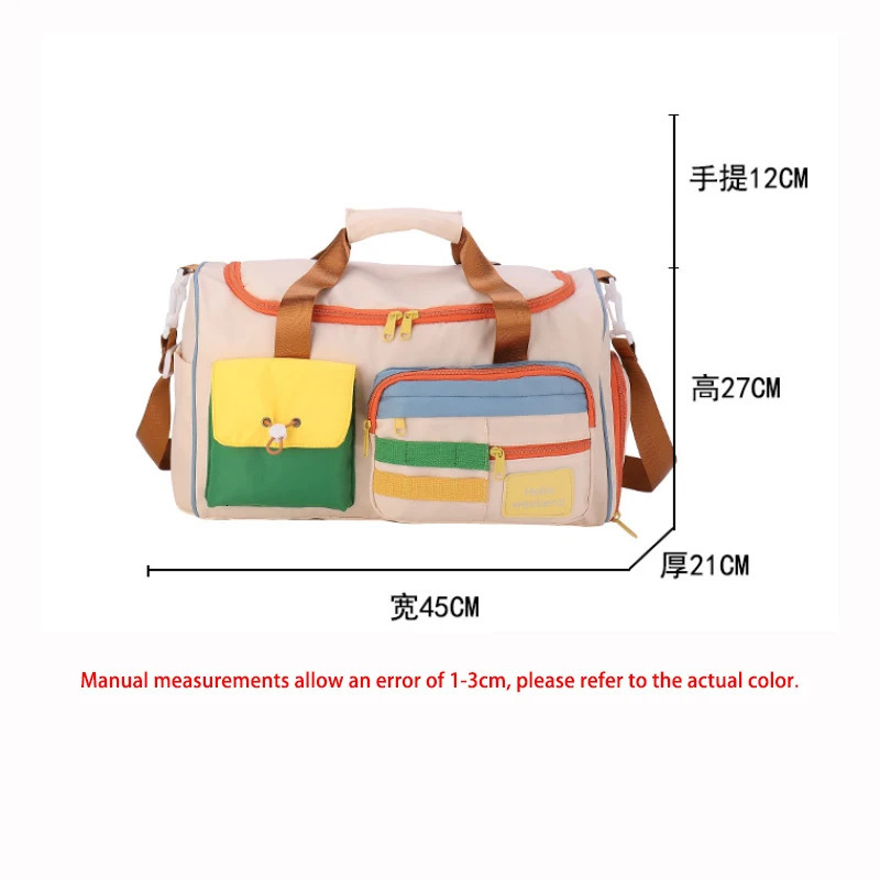 Large capacity Cosmetics Travel Bag Professional Fitness Bag Yoga Swimming Training Backpack Satchel Shoulder Crossbody Tote Bag 250605
