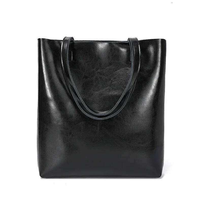 Designer Bags 2025 Women Cow Genuine Leather Large Vintage Cowhide Handbags Female Office Hand Shoulder Bags Ladies Tote New Luxury Bag