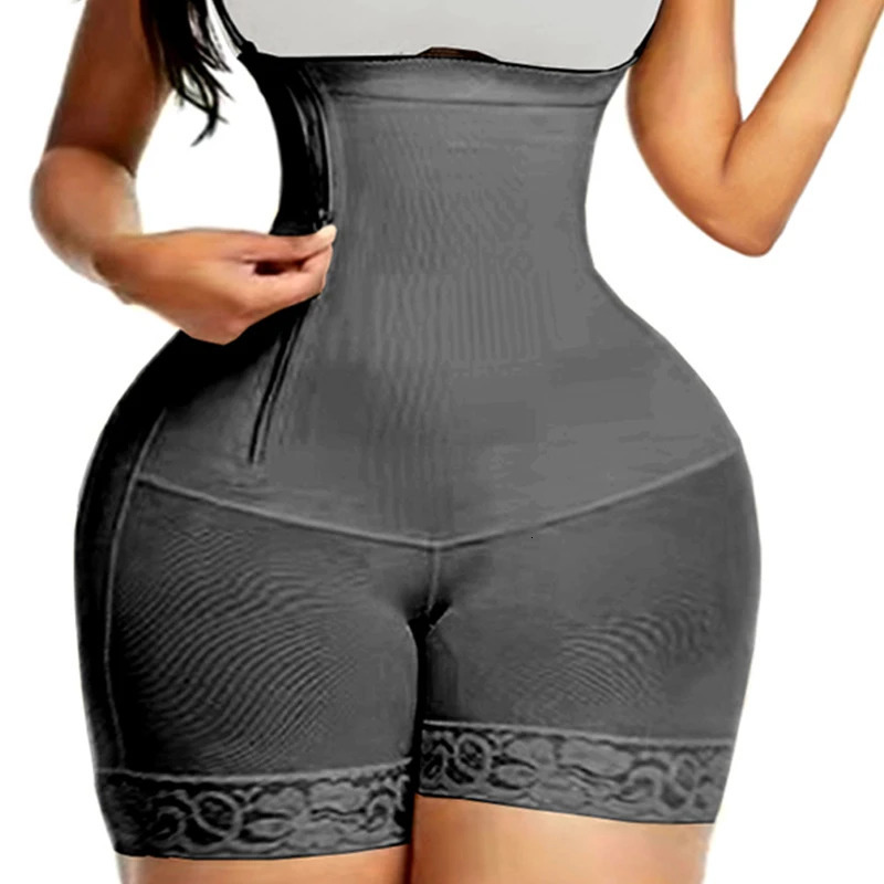 AfruliA High Compression Bodysuits Shapewear Fajas Colombianas Corrective Girdles Tummy Control Pes BBL Slimming Body Shaper 250605