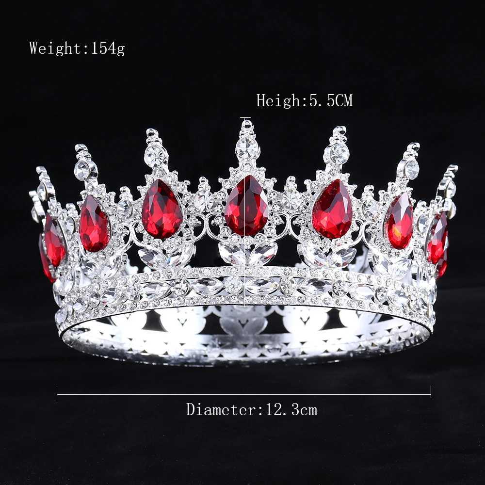 Luxury Bridal Crown Colorful Crystal Princess Tiara Elegant Noble Wedding Jewelry Head Accessories Women Headpiece Z250605