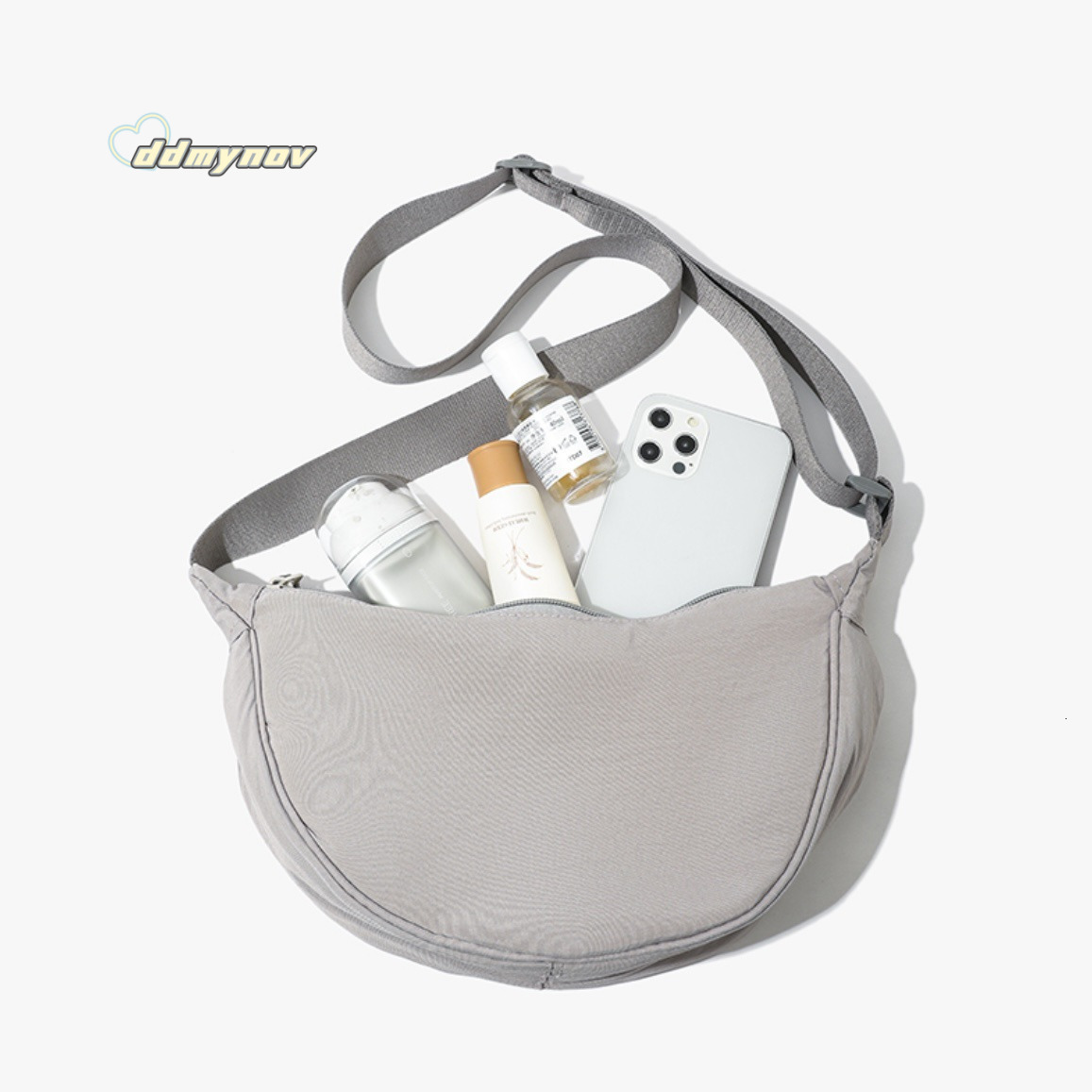 U Home Same Style 2023 Summer Crossbody for Women Trendy Dumpling Nylon Lightweight Small Versatile Single Shoulder Bag ddmynov