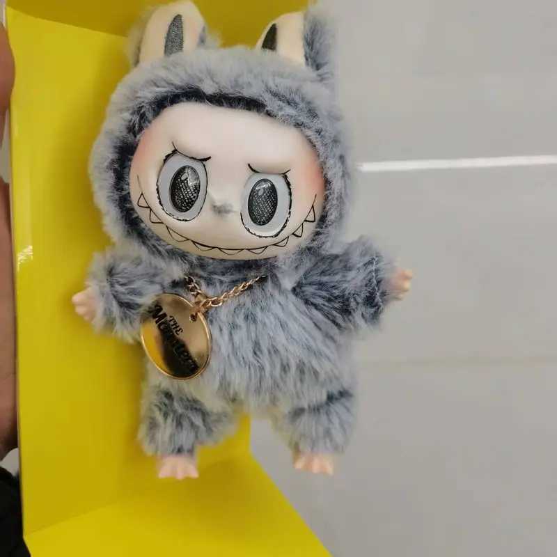 New Arrival Labubu Monster Series Creative Toy Comic Sketch Grey Zimomo Change Doll Toy Kawaii Blind Box Children Birthday Gift X250606