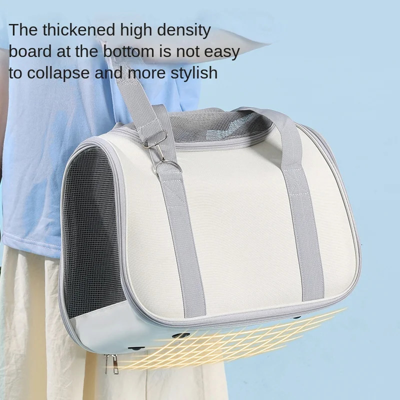 Pet Outing Portable Cat Dogs Handbag Summer Breathable Travel Puppy Kitten Single Shoulder Bag Pet Carrying Bag Supplie 250603