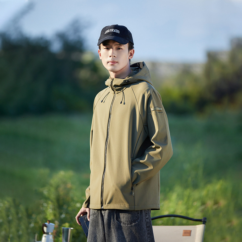 Ddmyoutdoor Outdoor Soft Shell Autumn Winter Men S Windproof Waterproof Warm Women S With Thick Fleece And Single Layer Jacket For Couples Jackets