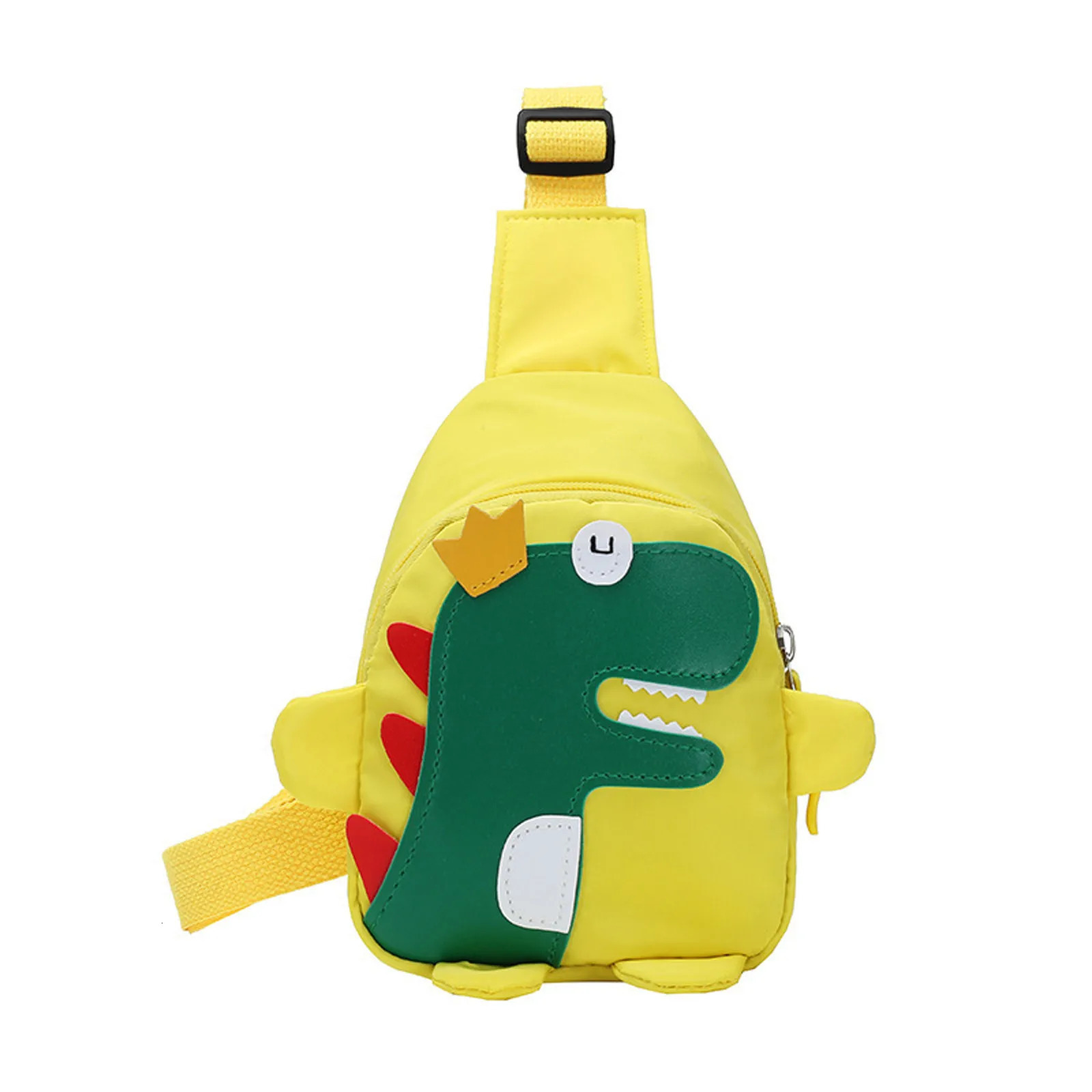 Childrens Shoulder Bags Cute Cartoon Dinosaur Waist Bag for Boy Girl Adjustable Chest Crossbody Phone Pouch 250605