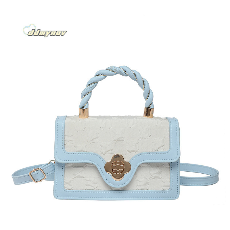 Fashion New Handheld Small Square for Women 2025 Summer Trend Live Streaming Shoulder Crossbody Bag ddmynov