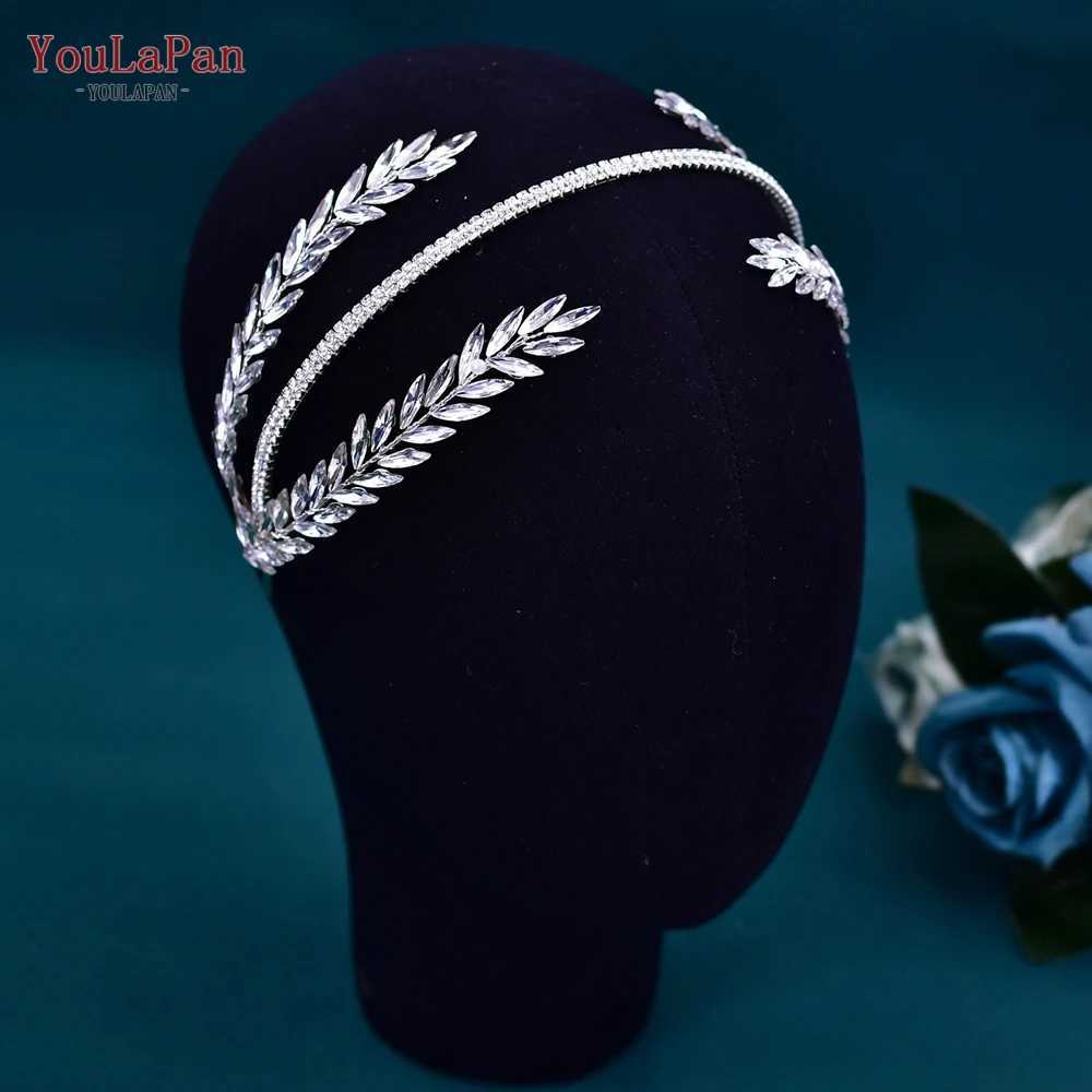 YouLaPan Rhinestone Headband for Bridal Handmade Wedding Hairband Crystal Woman Hair Hoop Bride Tiara Bridesmaid Headpiece HP528 Z250605