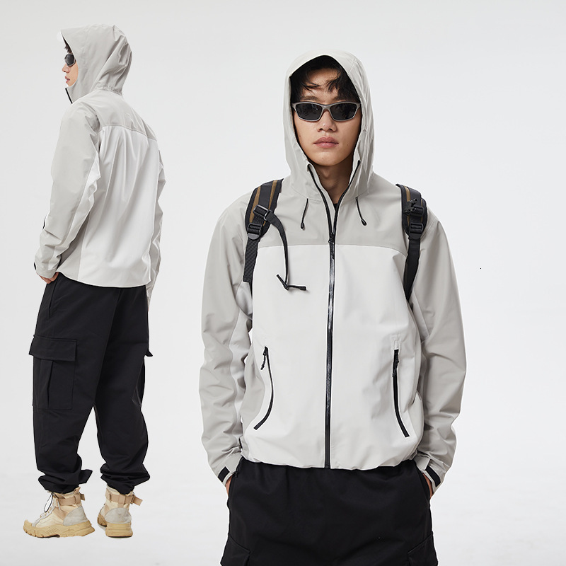 Ddmyoutdoor Hard Assault Men GBT Single Laminated Rubber Front For Women Hiking And Mountain Climbing Windproof Shell Thin Jacket Jackets