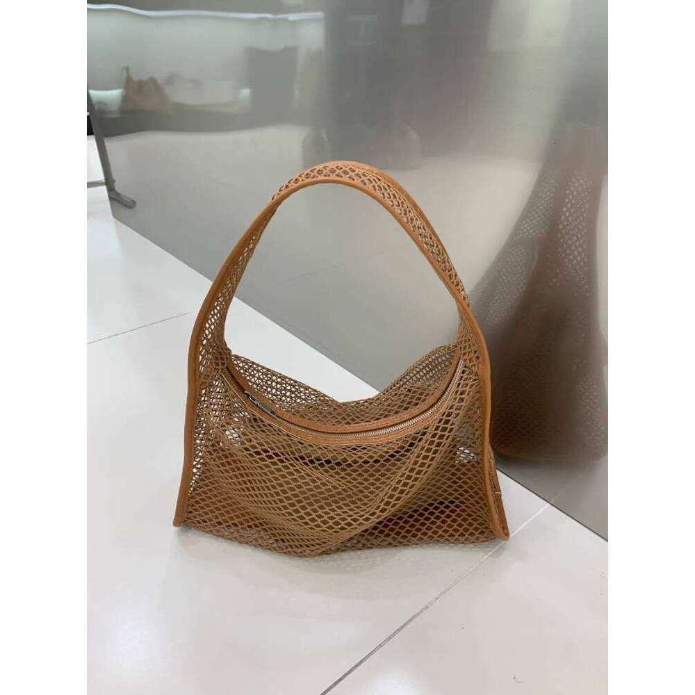 New Hollow Mesh Underarm Handheld Small Square Fashion Simple Beach Mother Bag