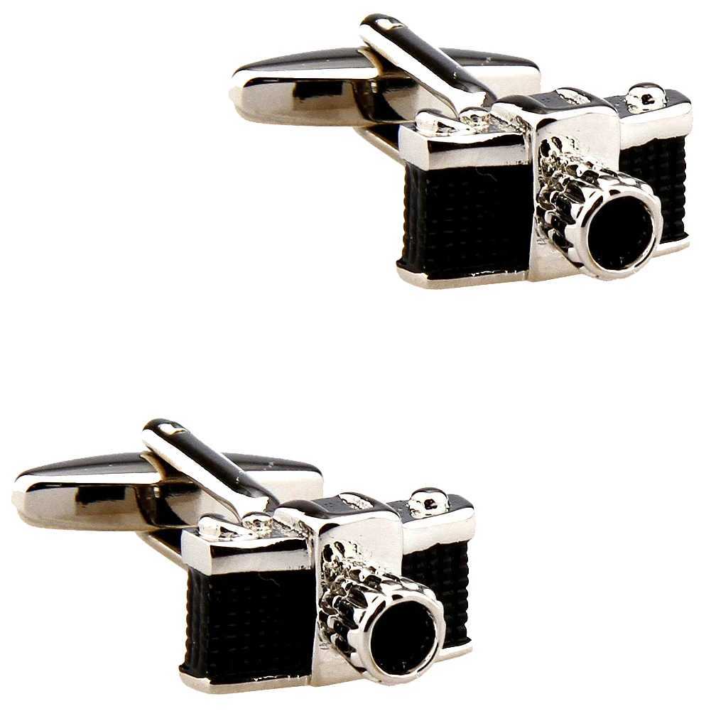 4 Styles TZG Trendy Cufflink Mens Cuff Link Camera Photo 1 Pair Shipping W250606