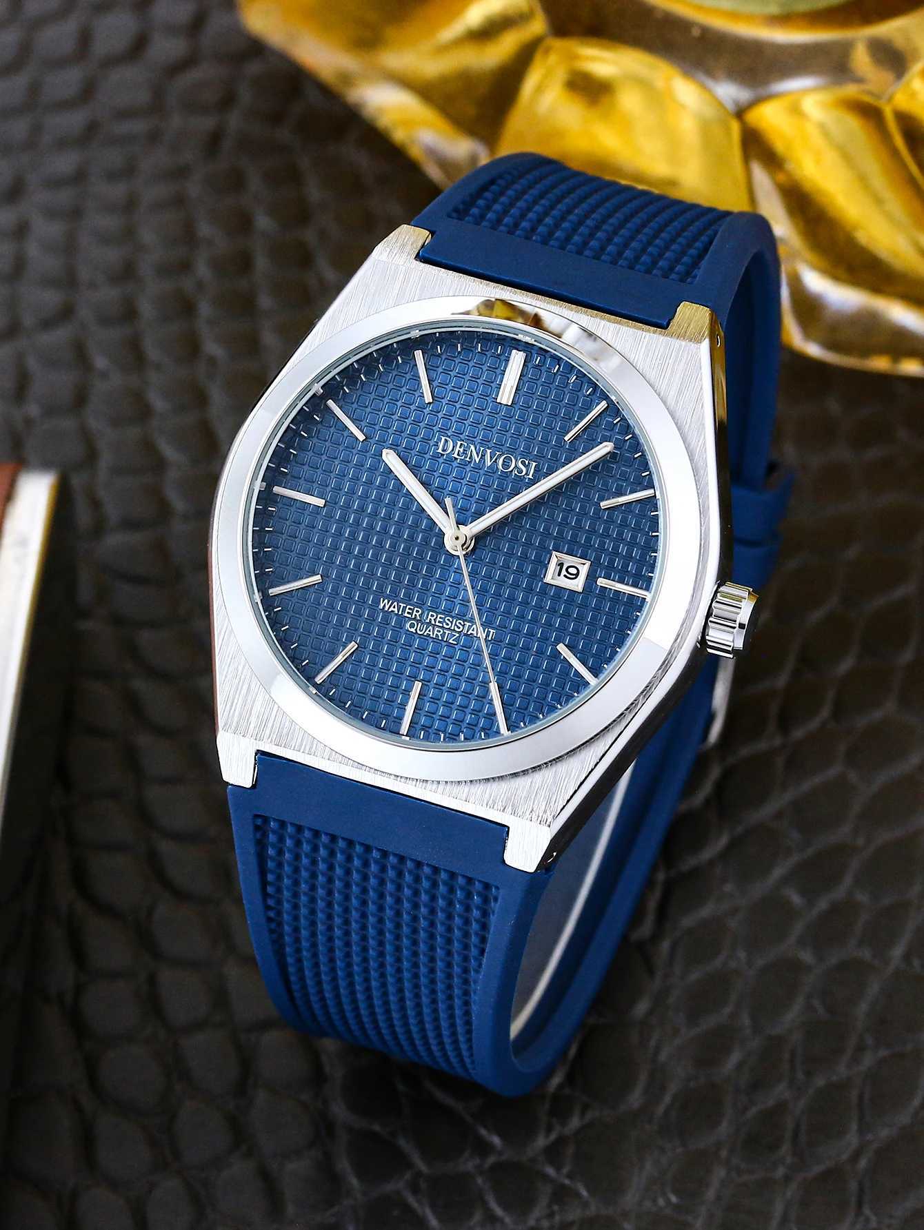 New Fashion Casual Quartz Watch Waterproof Male Clock Luminous Stainless Steel Square Quartz Men Watch Y250605